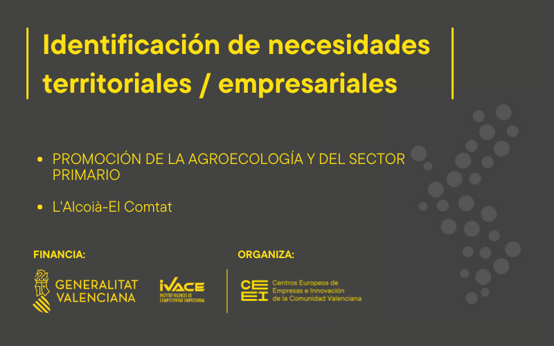 Promoción de la agroecología y del sector primario