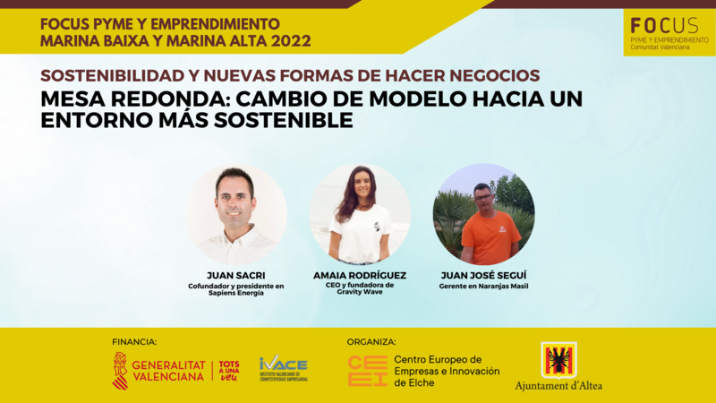 Mesa redonda: Cambio de modelo hacia un entorno ms sostenible.