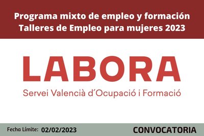 Talleres de Empleo para mujeres  2023
