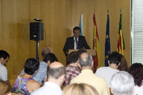 Premios CEEI IMPIVA 2011. El Presidente del CEEI Castell�n, Diego Basco. 