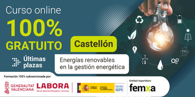 Curso gratuito de energas renovables en la gestin energtica: inicio el 8 de agosto