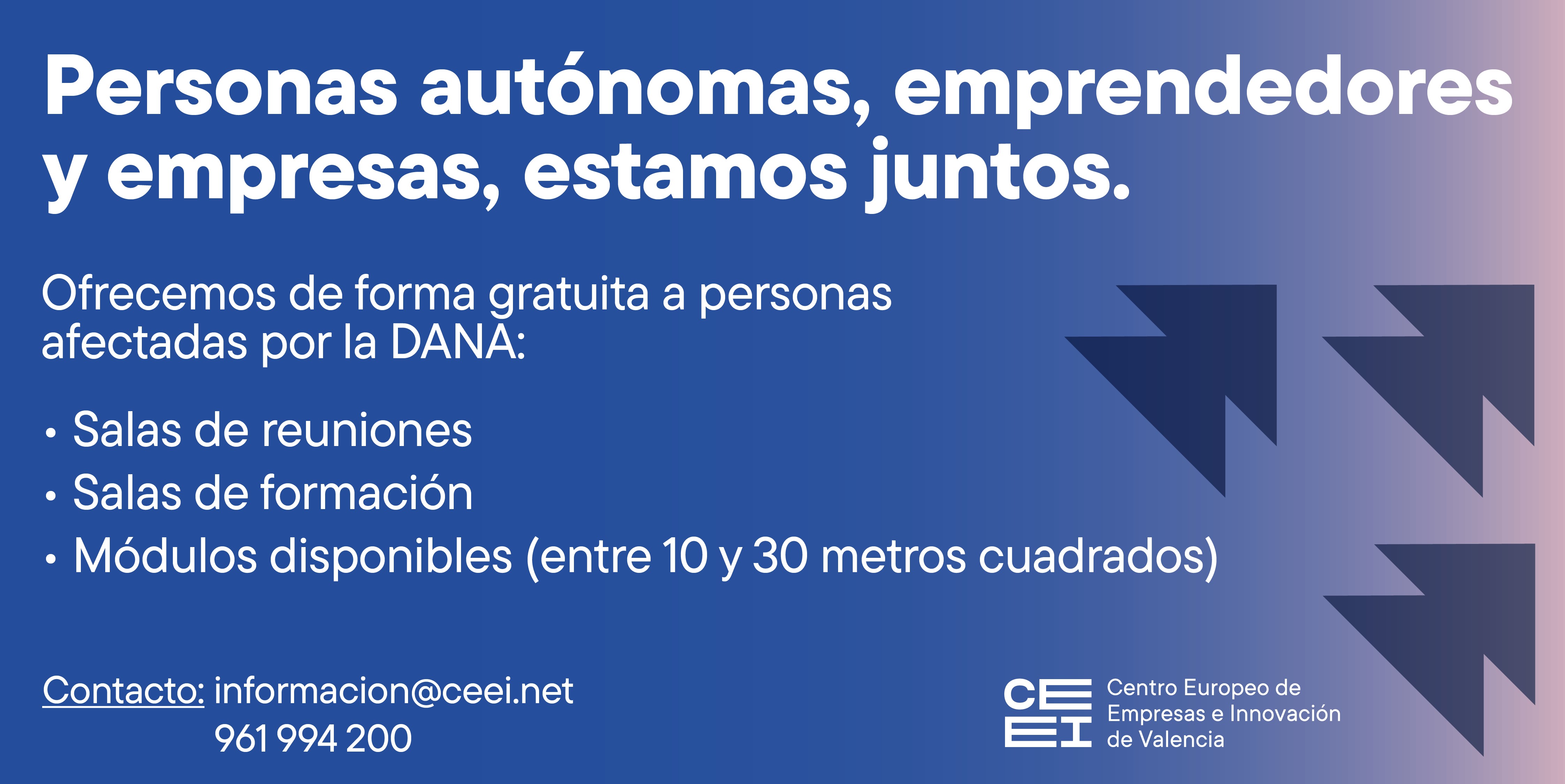 Empresas, aut�nomos y emprendedores afectados por la DANA