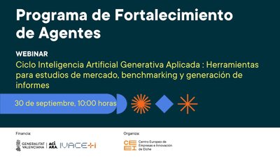 Presentación "Inteligencia Artificial Generativa Aplicada e estudios de mercado, benchmarking y generación de informes"