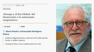 Seminario Étnor: Europa y el Sur Global, del desencanto a la autonomía cooperativa