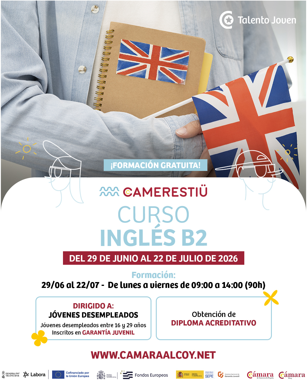 curso de ingles camara de comercio alcoy