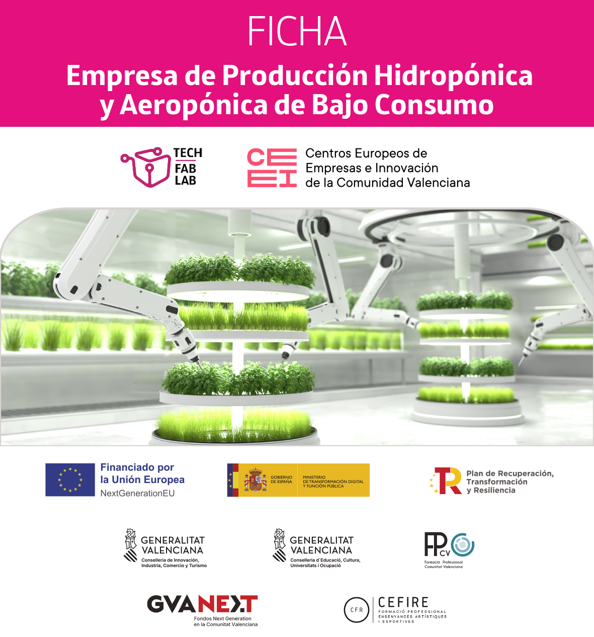 Producción Hidropónica y Aeropónica de Bajo Consumo