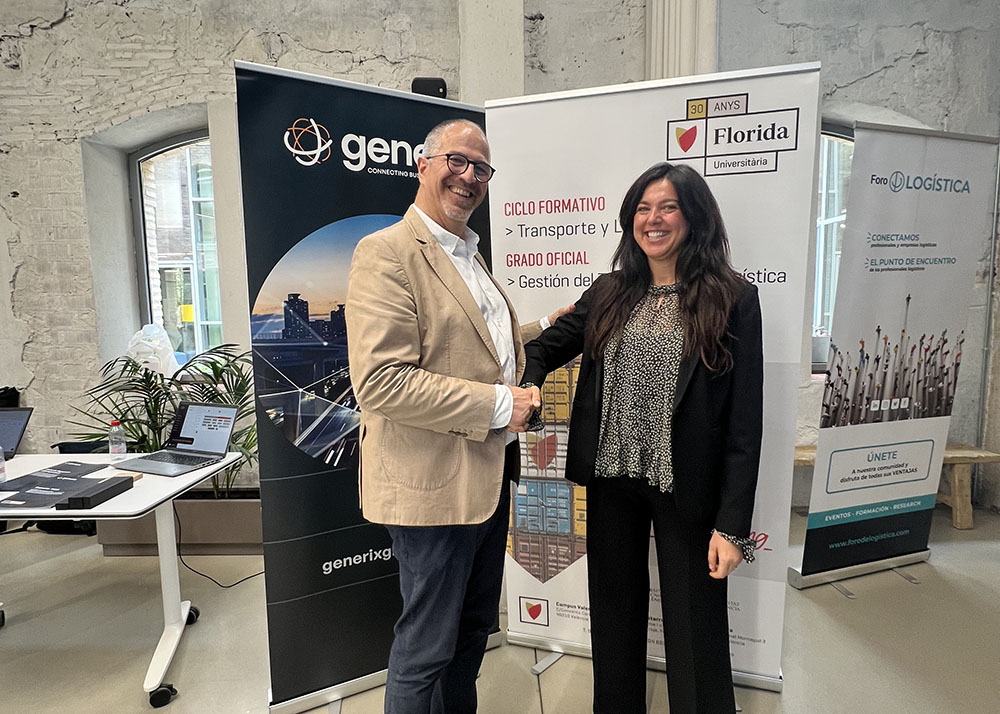 Florida Universitària firma un acuerdo de colaboración con Generix Group para impulsar la innovación en logística