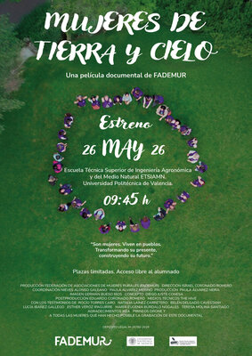 FADEMUR estrenar� en Valencia el documental �Mujeres de Tierra y Cielo� dentro de la jornada �La vuelta a la Espa�a rural�
