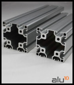 Perfiles de aluminio ranurado para estructuras modulares e industriales