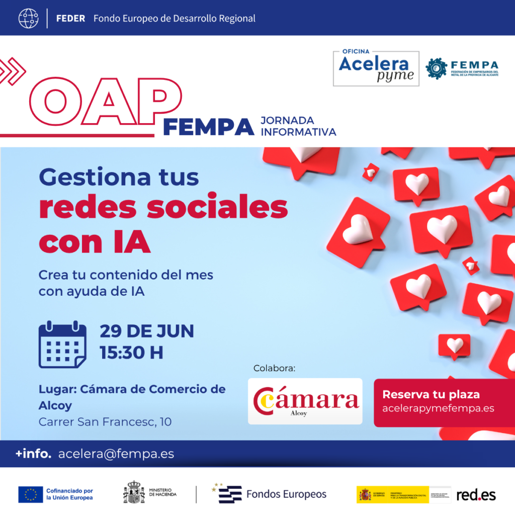 Redes sociales con IA en Alcoy