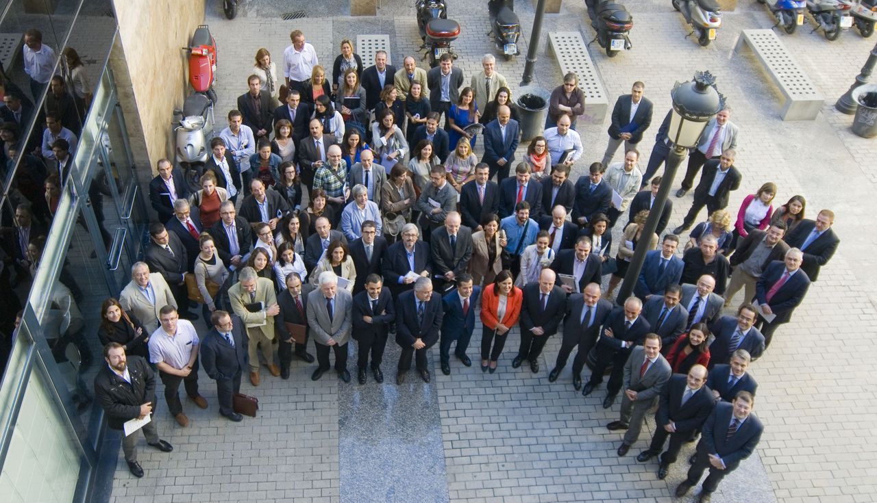 Foto de familia Presentaci�n D�a de la Persona Emprendedora CV 2012
