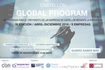 Bases de la convocatoria Castellón Global Program