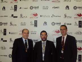 Jess Casanova (Director CEEI Valencia), Jose Vicente Orden (Director CEEI Burgos) y Philippe Vanrie (Director EBN)