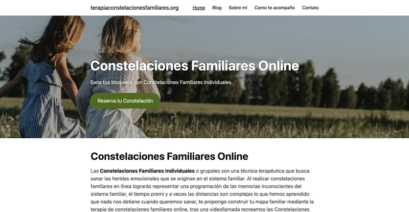 Terapia de constelaciones familiares online